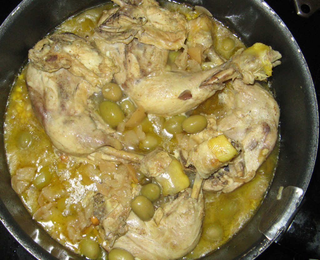 tajine poulet olives recette