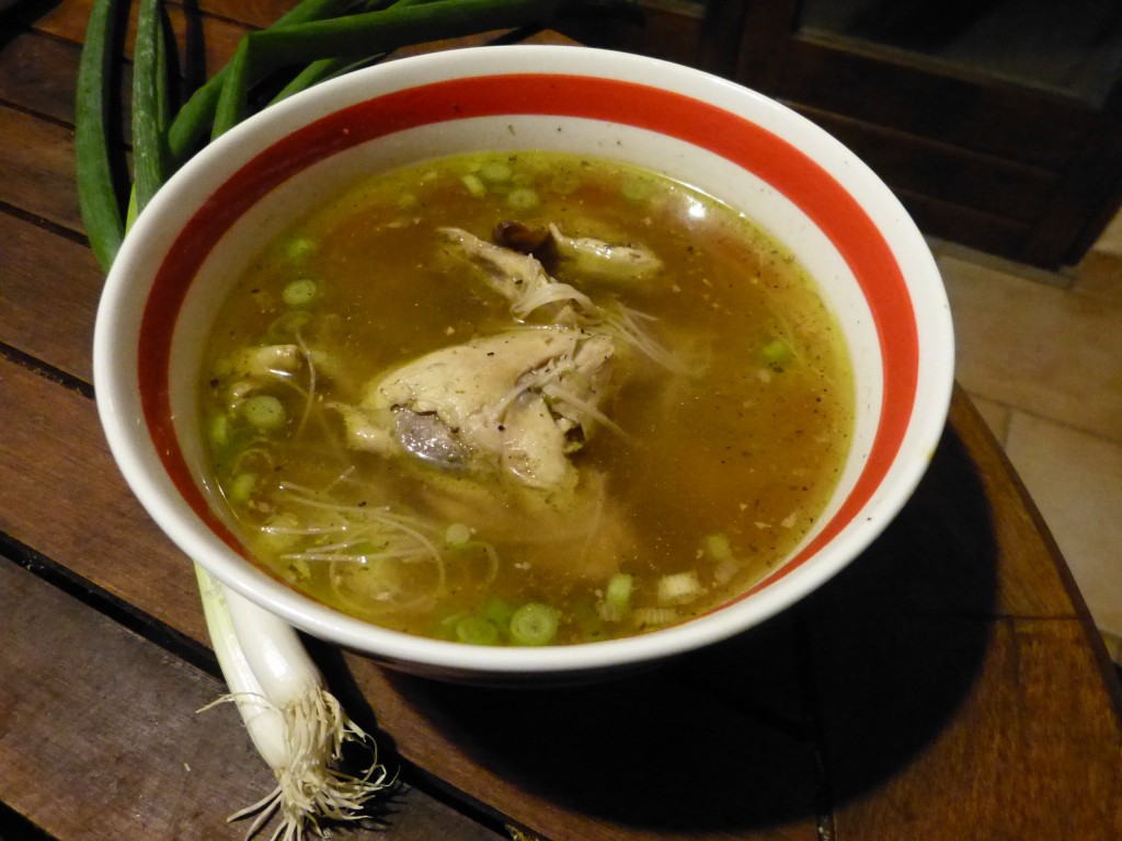 Bouillon poulet recette nouilles