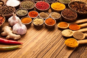 A selection of spices