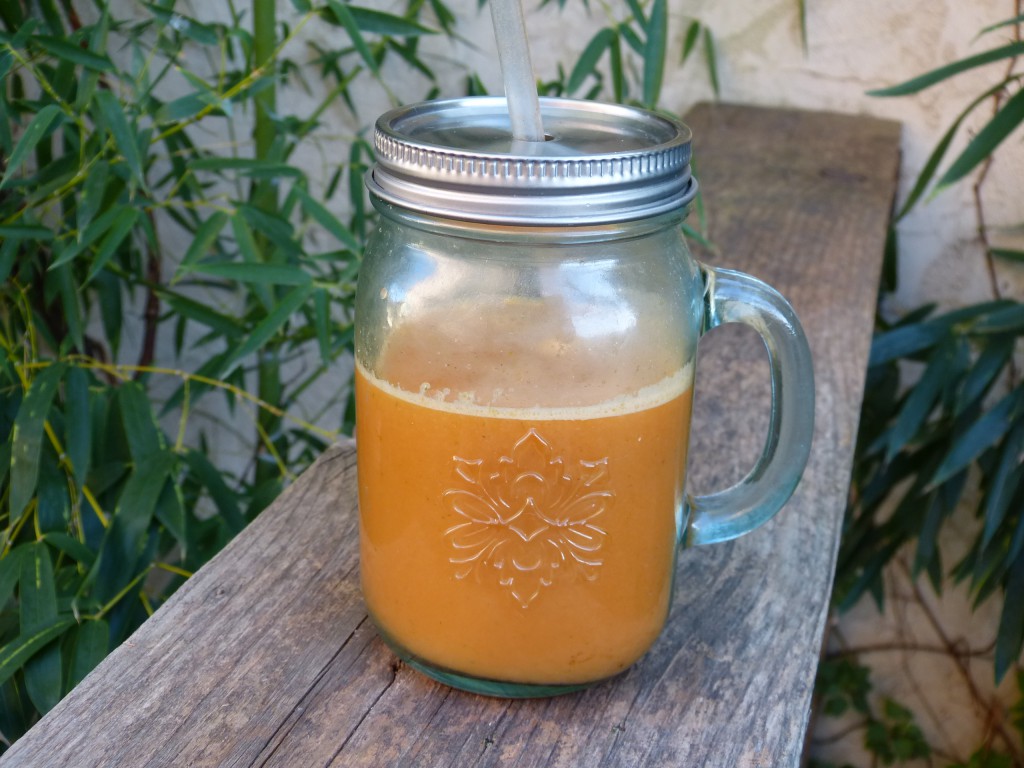 Jus carottes, orange, fraises et gingembre - K pour Katrine