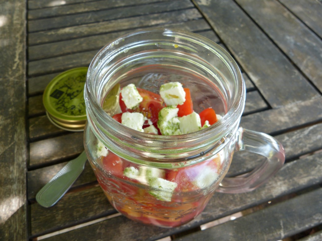 recette salade bocal pasteque melon feta