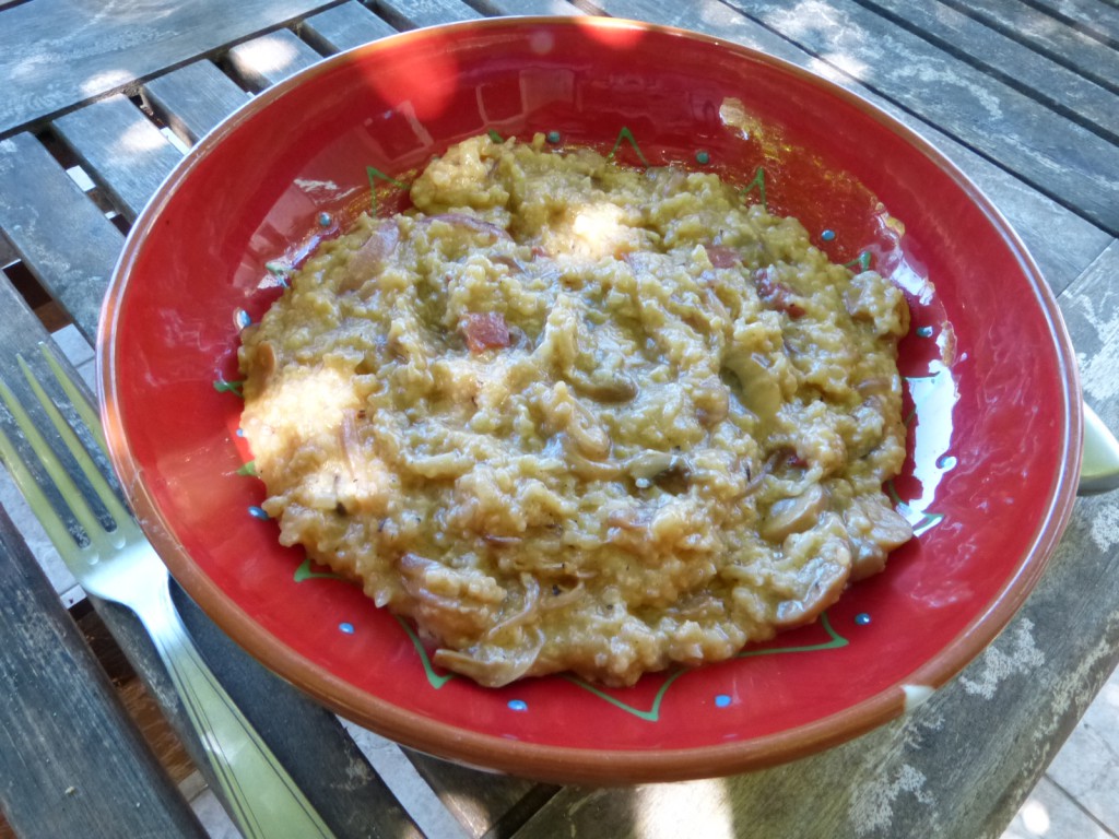 recette riz anchois chorizo risotto