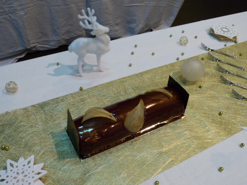 concours desserts lancon buche poire recette