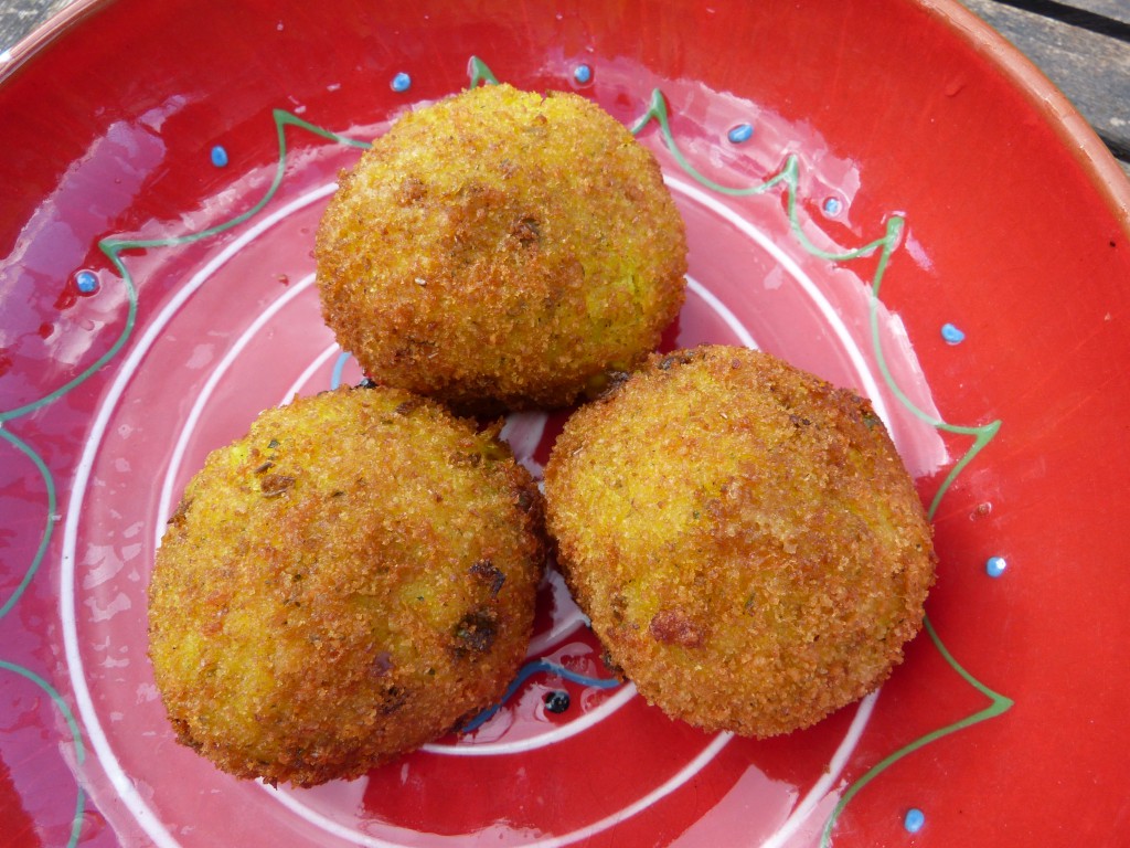 recette arancini boulettes riz viande