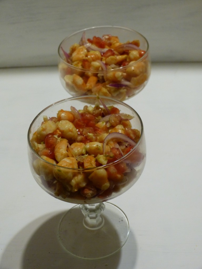 recette ceviche crevettes grenade