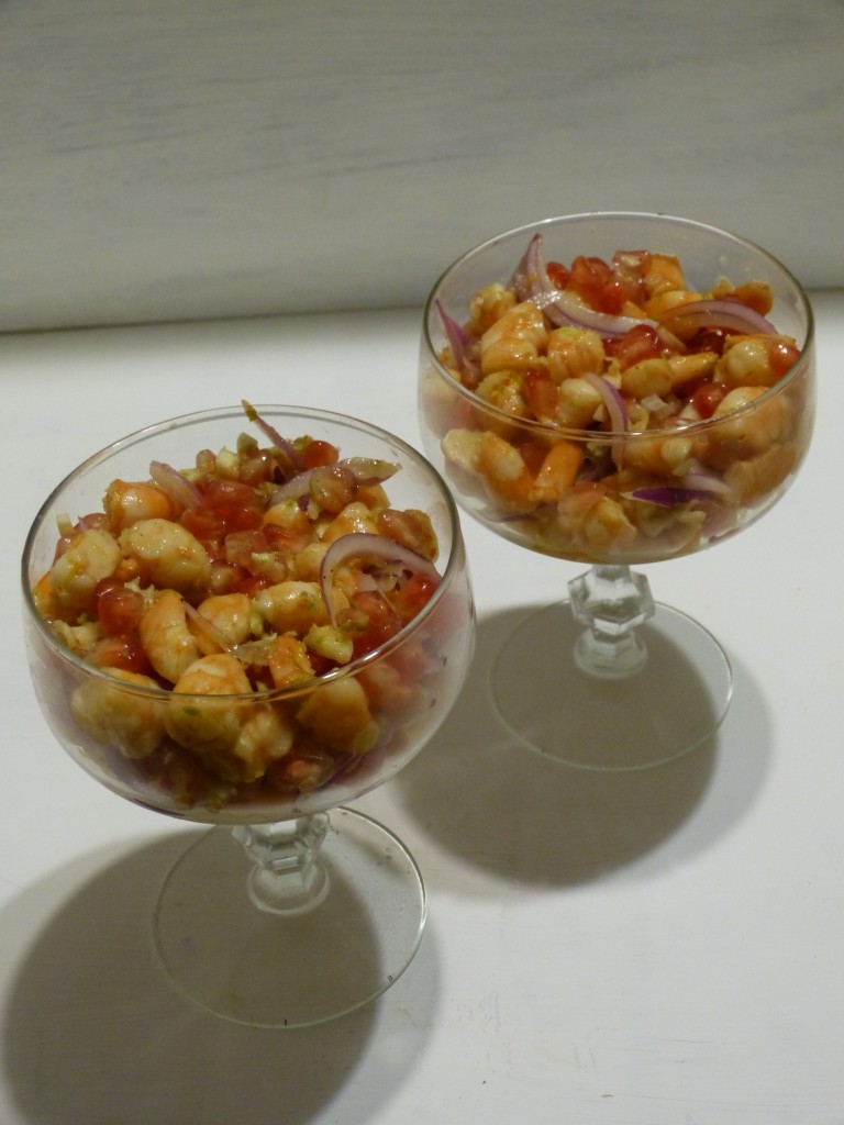 recette ceviche crevettes grenade