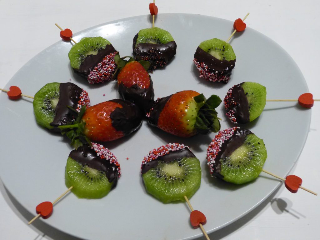 recette brochettes fruits chocolat