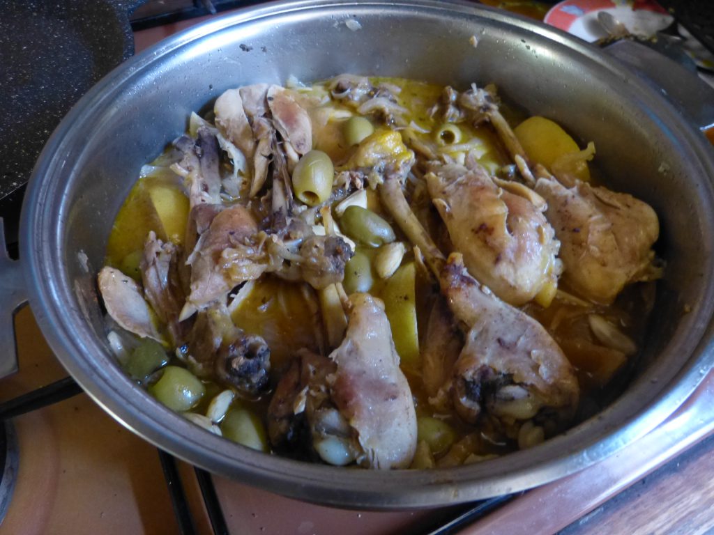 recette tajine poulet olives