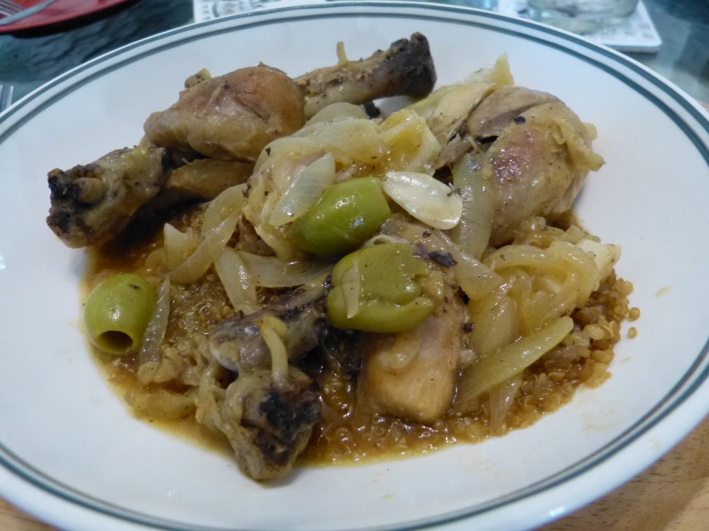 Un délicieux tajine de poulet aux olives - Caroline GENEROSI