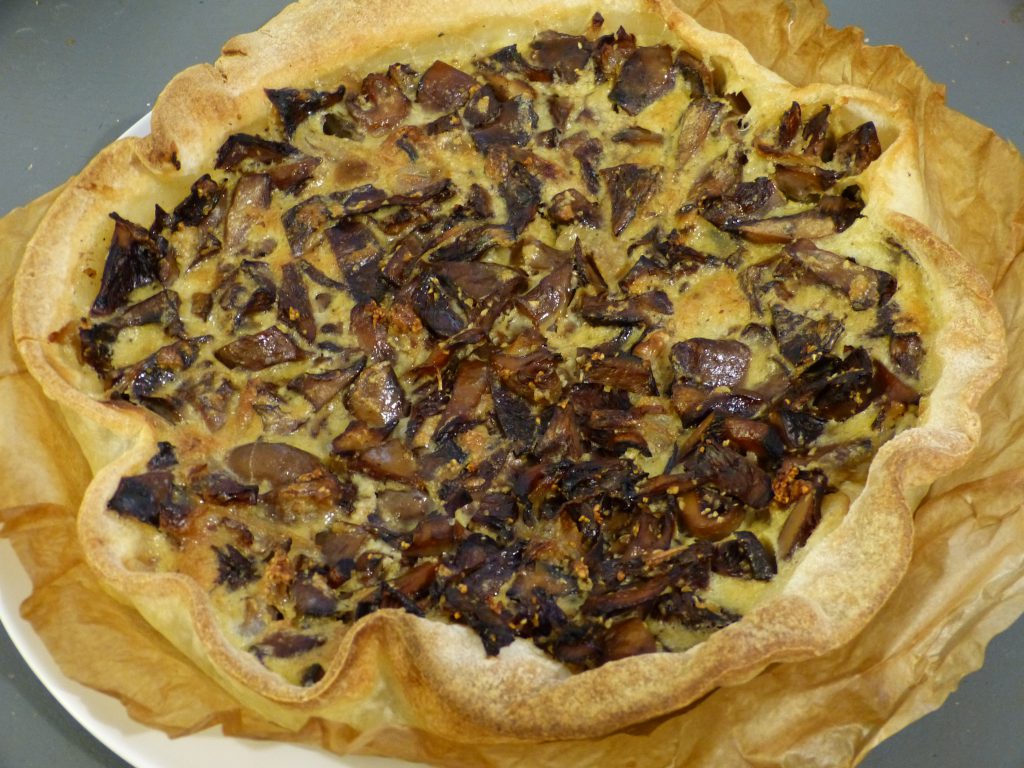 recette tarte champignons