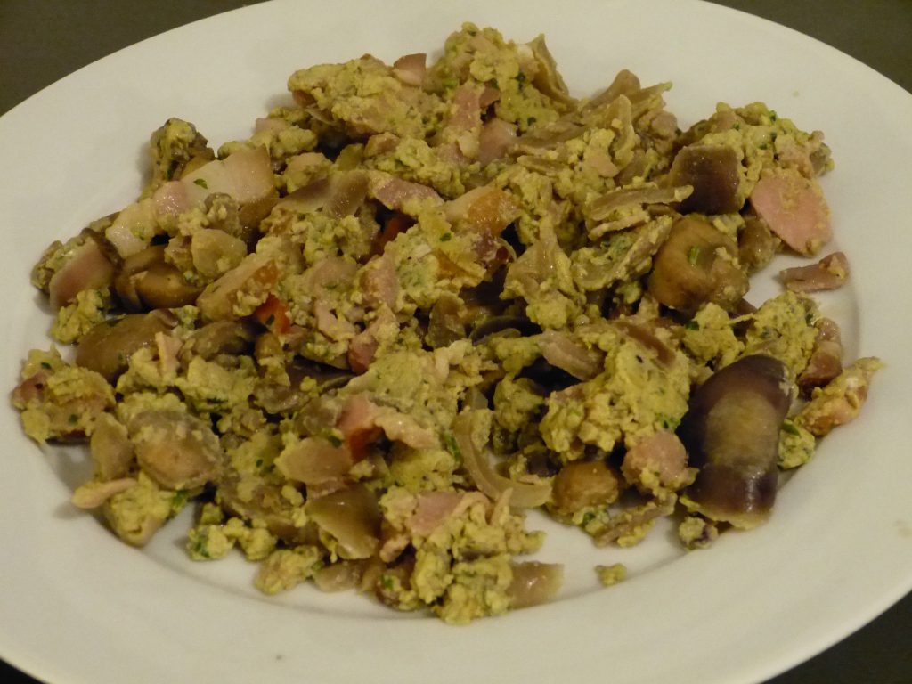 recette oeufs brouilles champignons