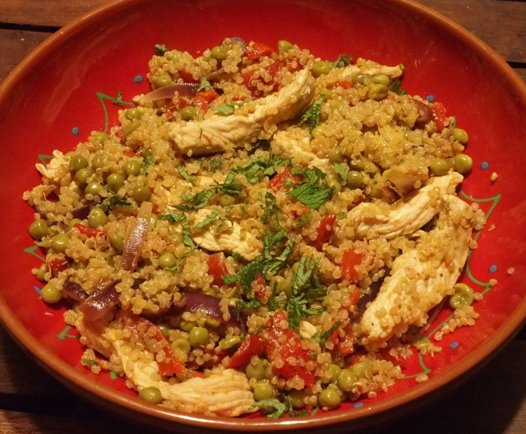 recette salade poulet quinoa