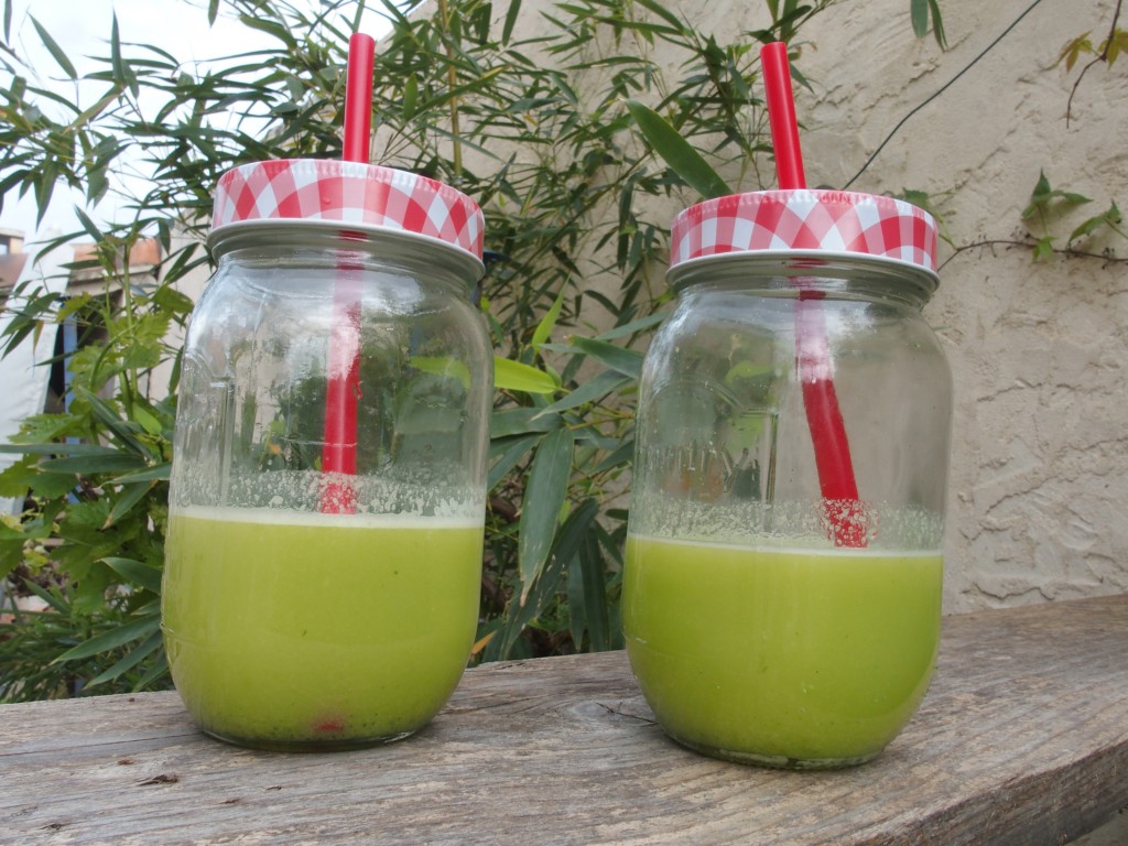 recette jus vert extracteur pomme chou kale