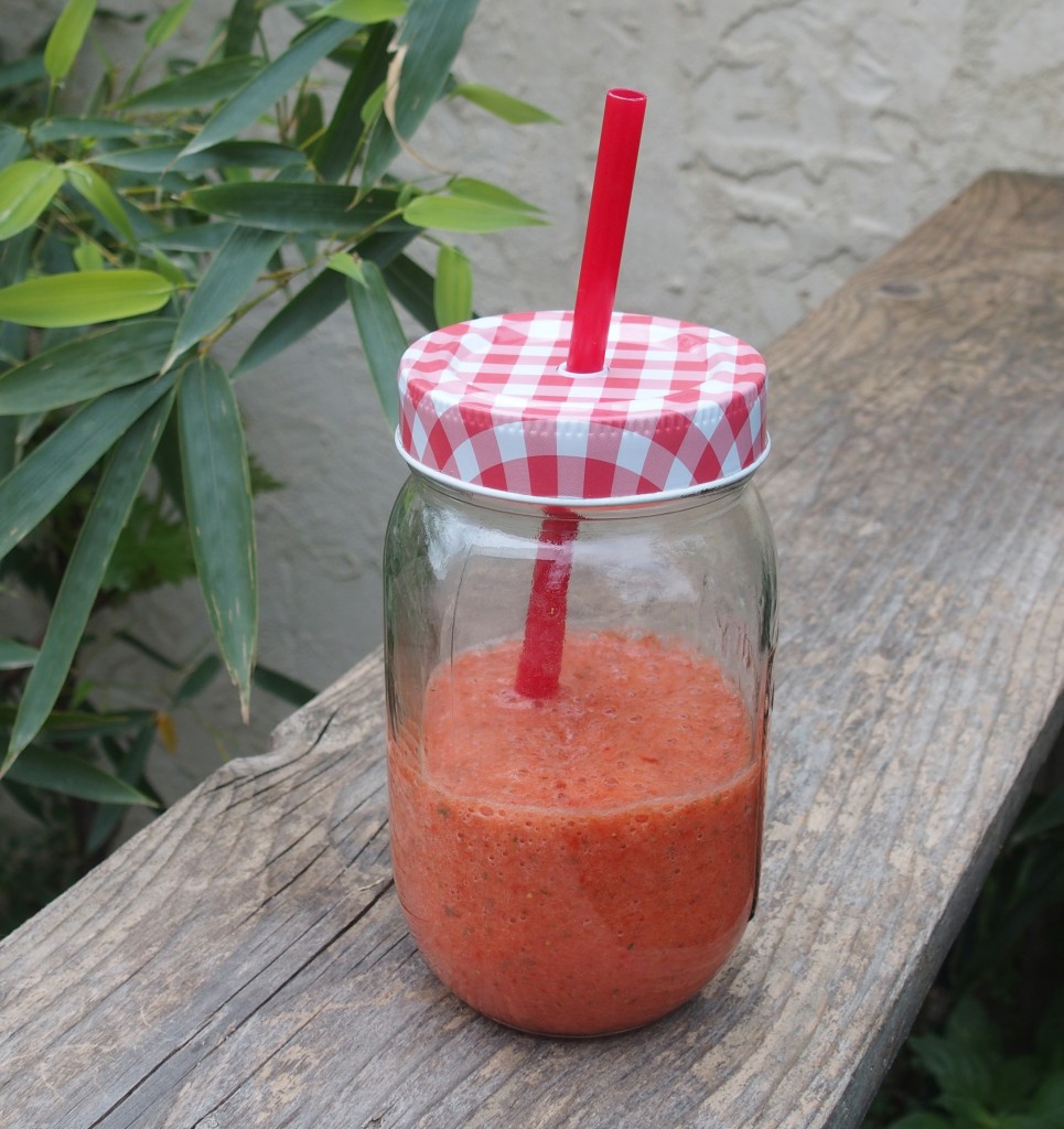 recette smoothie fraise banane bio