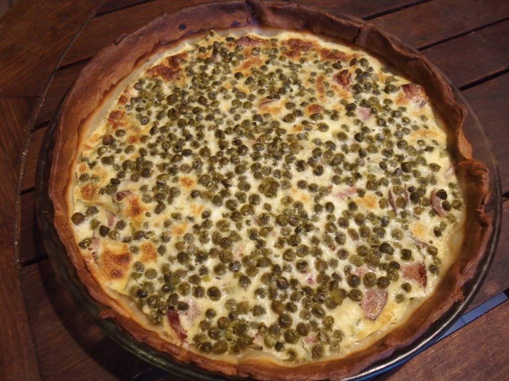 recette quiche petits pois menthe