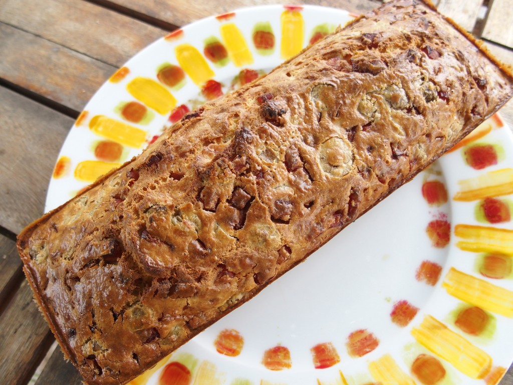 recette cake tomates parmesan jambon