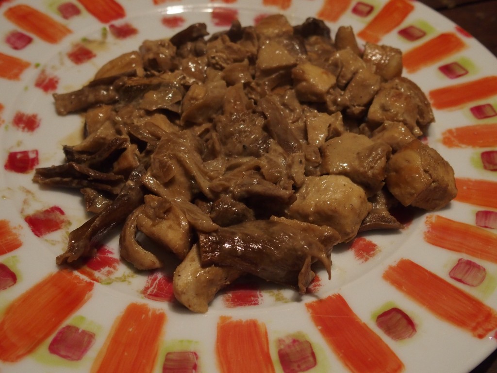 recette poulet cepes