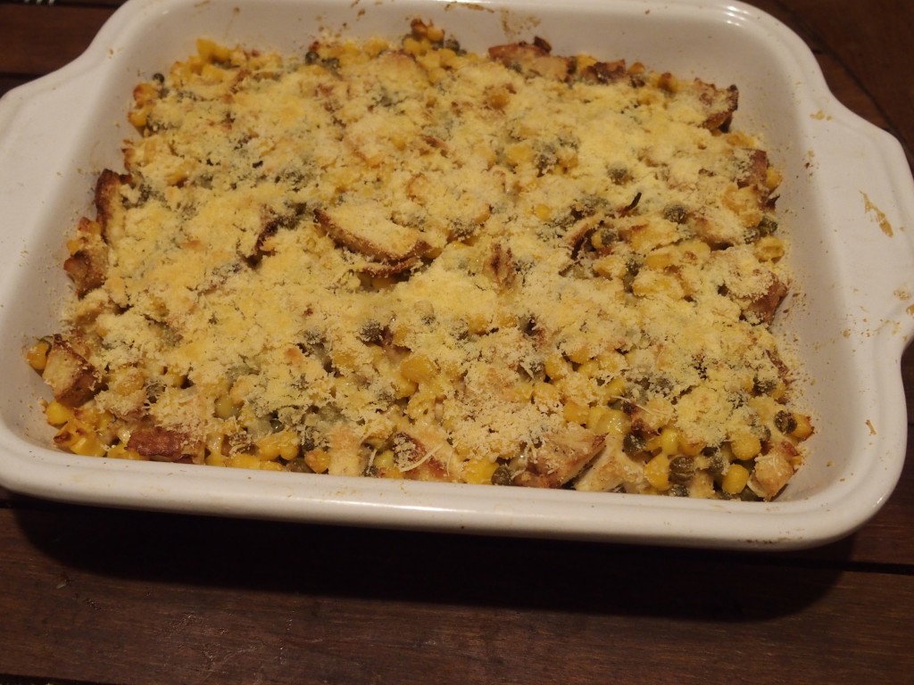 recette polenta poulet mais gratin