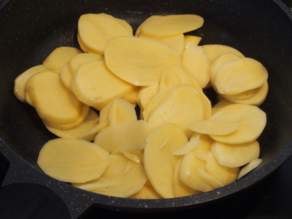 recette emince pommes terre munster truite