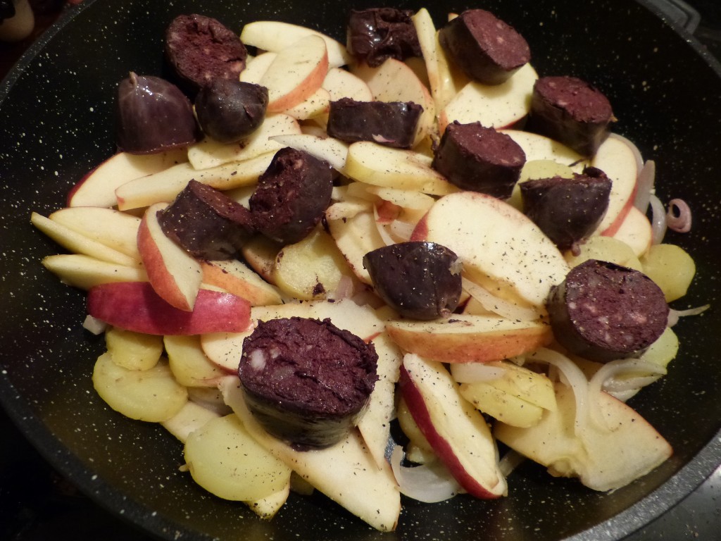 boudin noir recette pomme