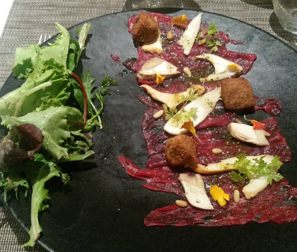 carpaccio taureau table du roy salon