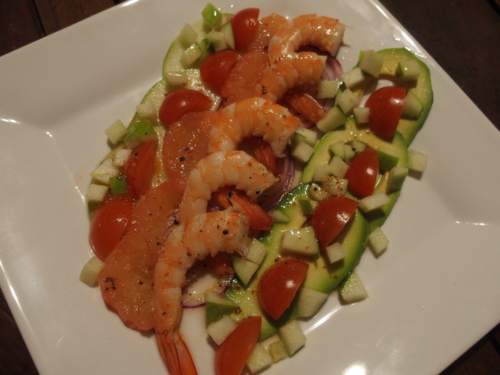 recette ceviche crevettes avocat