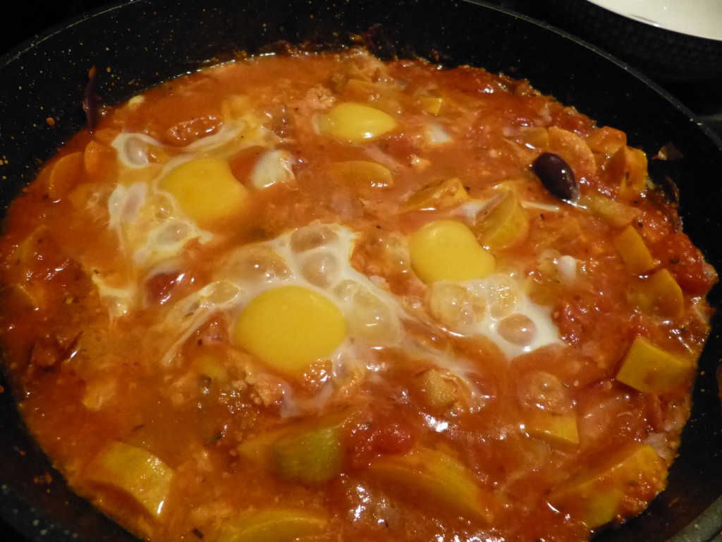 cocotte tomates oeufs recette