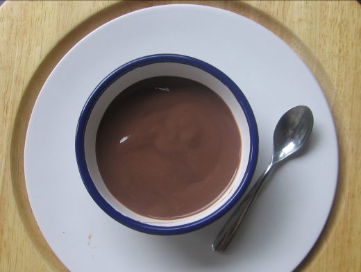Crème de bananes mûres au chocolat