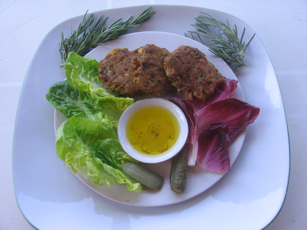 croquettes poulet recette salade