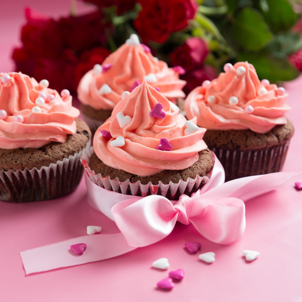 cupcake coeur saint valentin