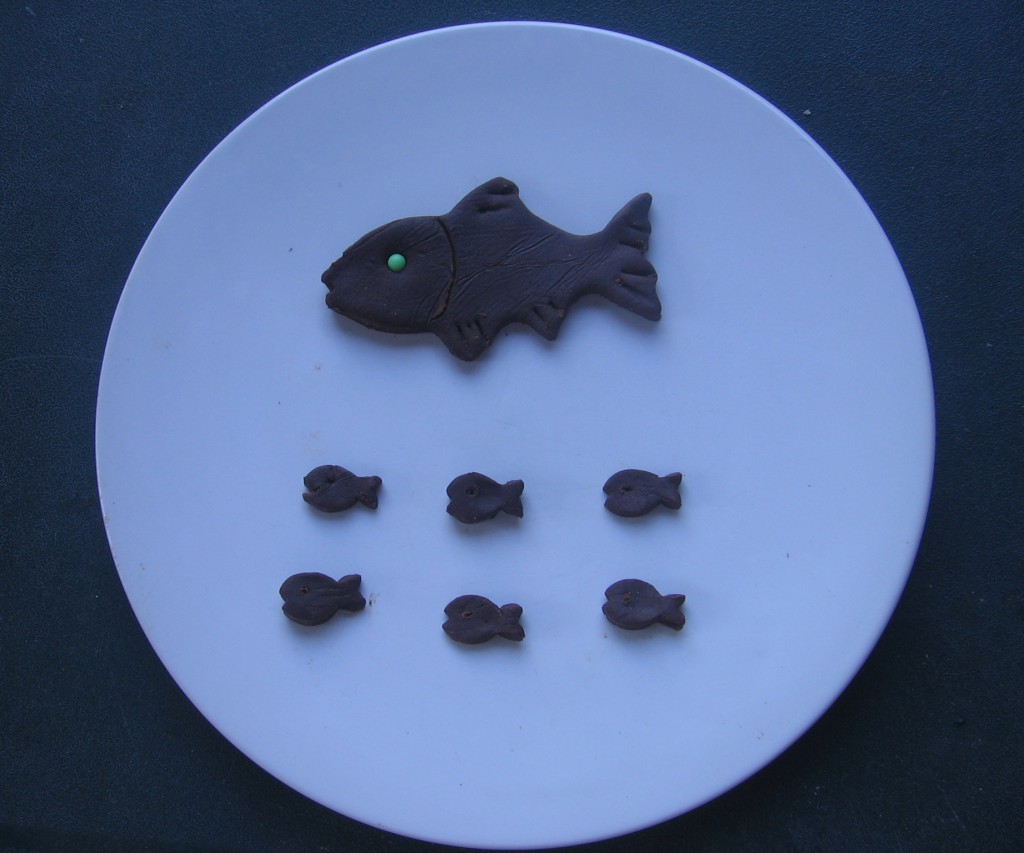 recette poisson avril pate à modeler chocolat