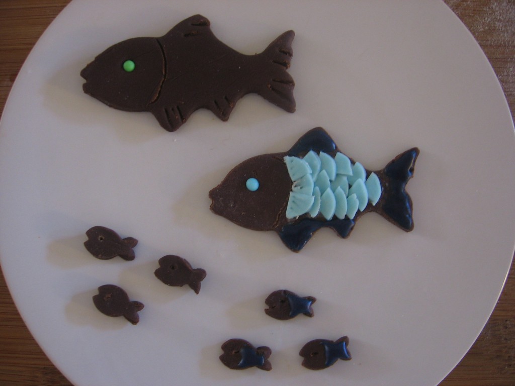 recette poisson avril pate à modeler chocolat