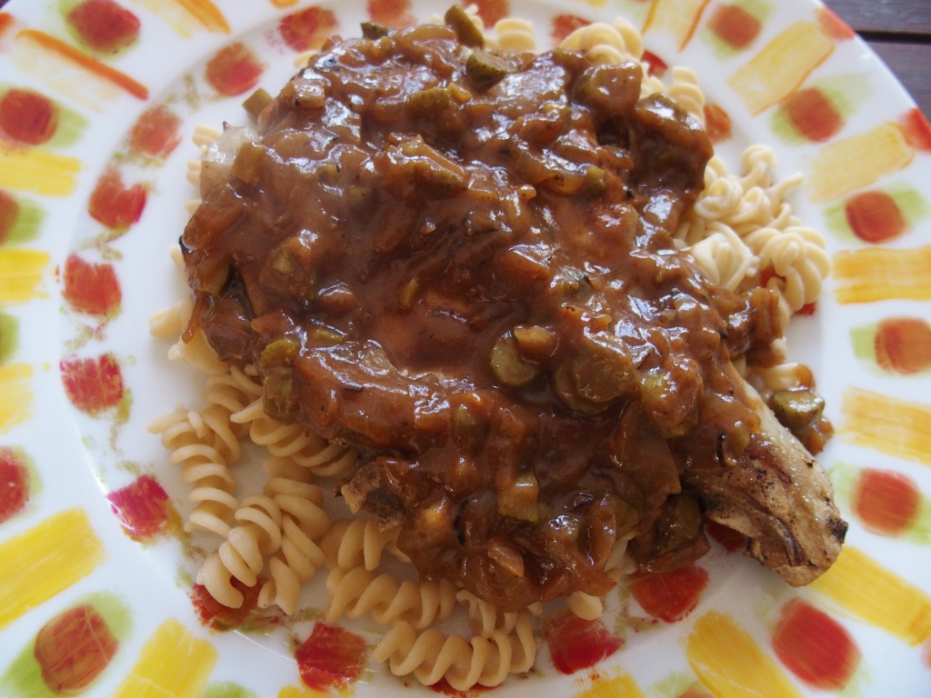 porc-sauce-charcutiere-recette