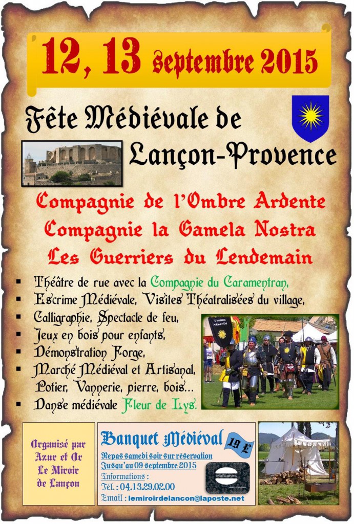 programme fete medieval