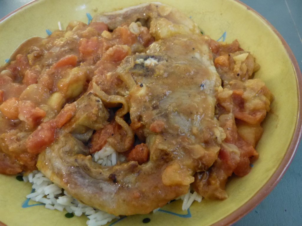 recette curry agneau banane