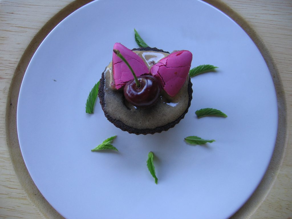 recette cupcake calissons cerise