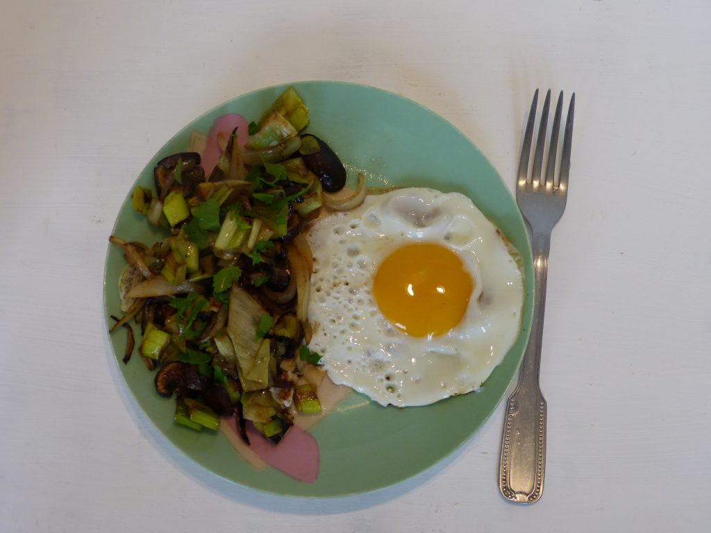 recette oeufs au plat truffe