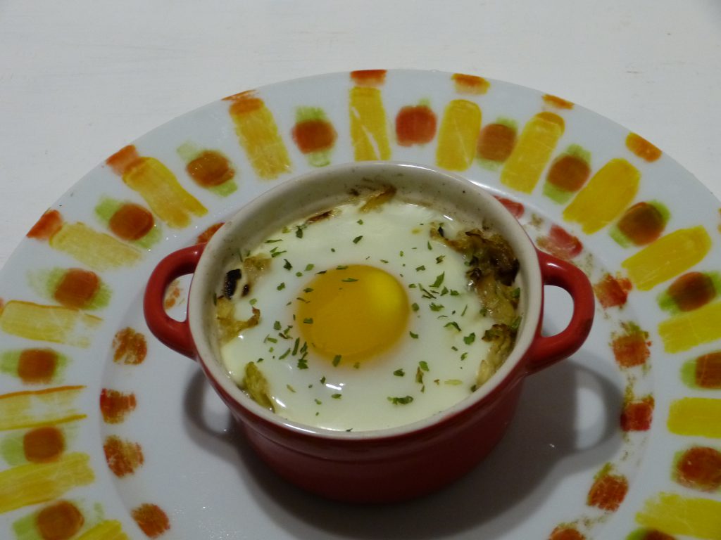 recette oeufs cocotte legumes verts