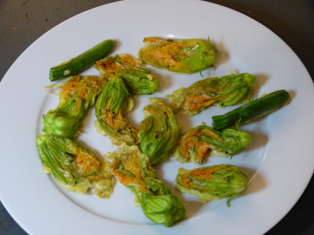 recette fleurs courgette