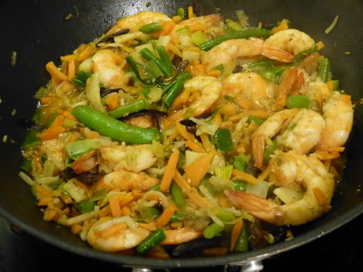 Recette de crevettes sauce Barbecue et Pastis