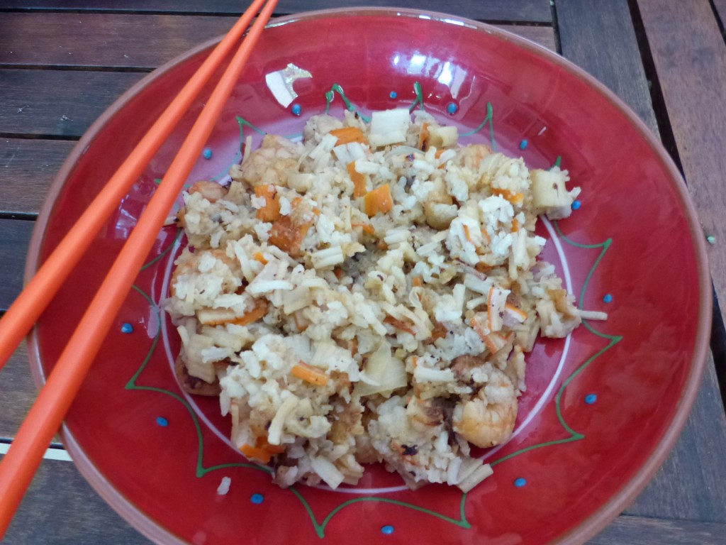 recette crevettes gingembre riz