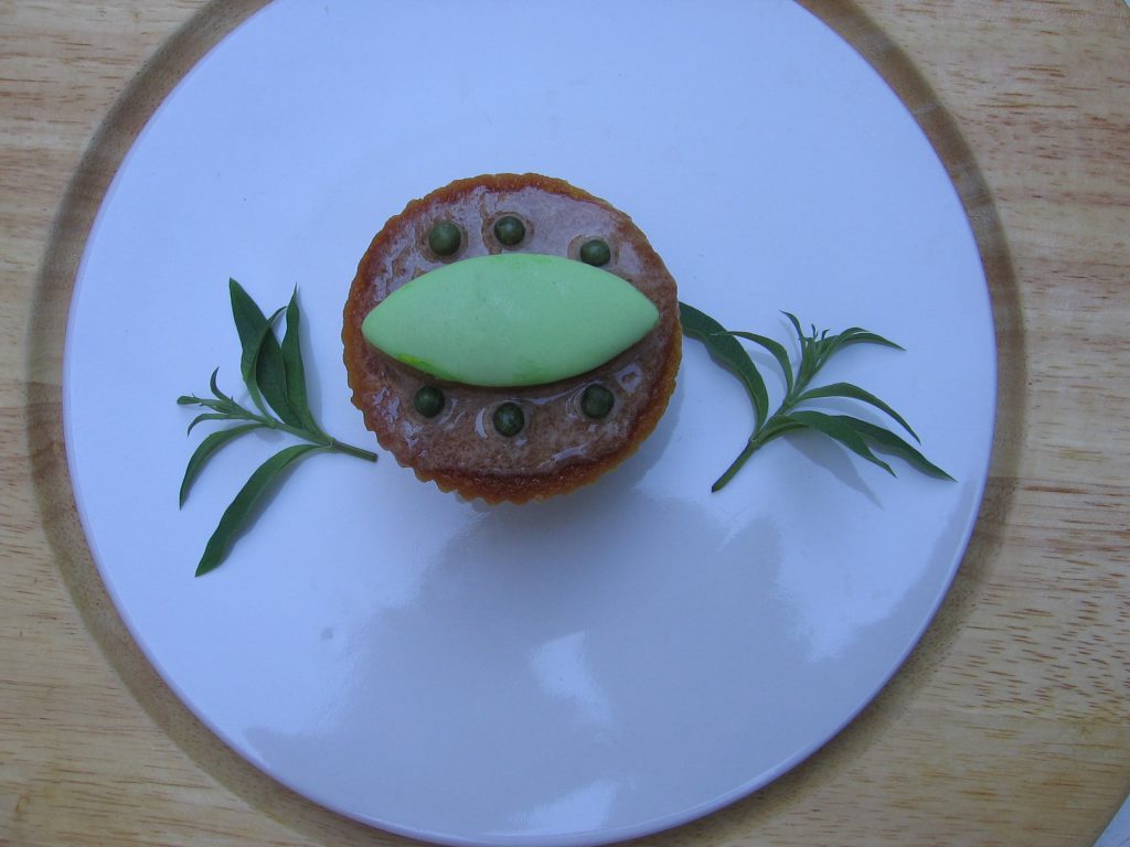 recette cupcake calisson poire