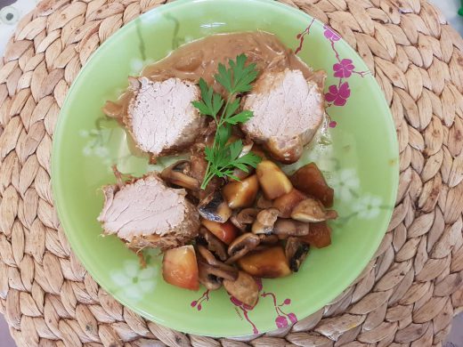 Filet mignon de porc fermier au cidre