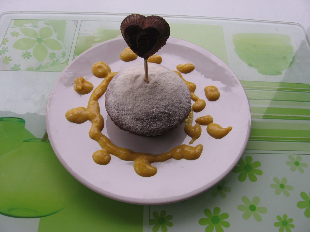 recette gateau saint valentin mangue