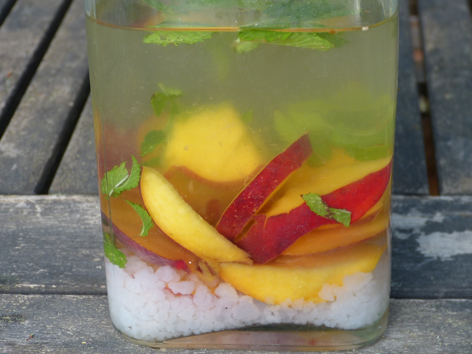 Boisson santé - Kefir de fruit eau citron et menthe, Recette