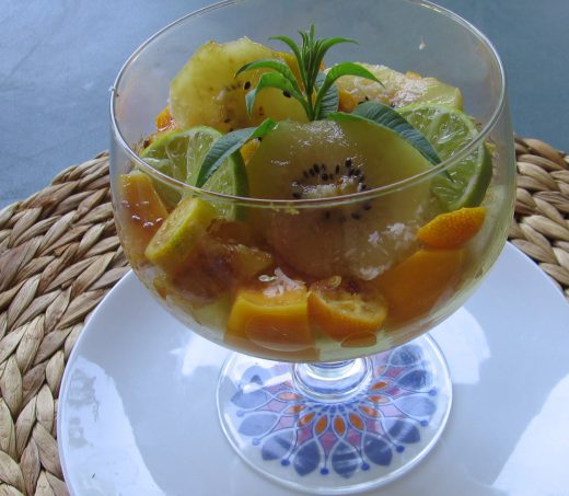 Un méli-mélo de fruits exotiques très rafraichissant