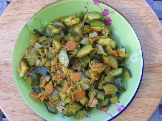 Poêlée de légumes aux « cinq » parfums