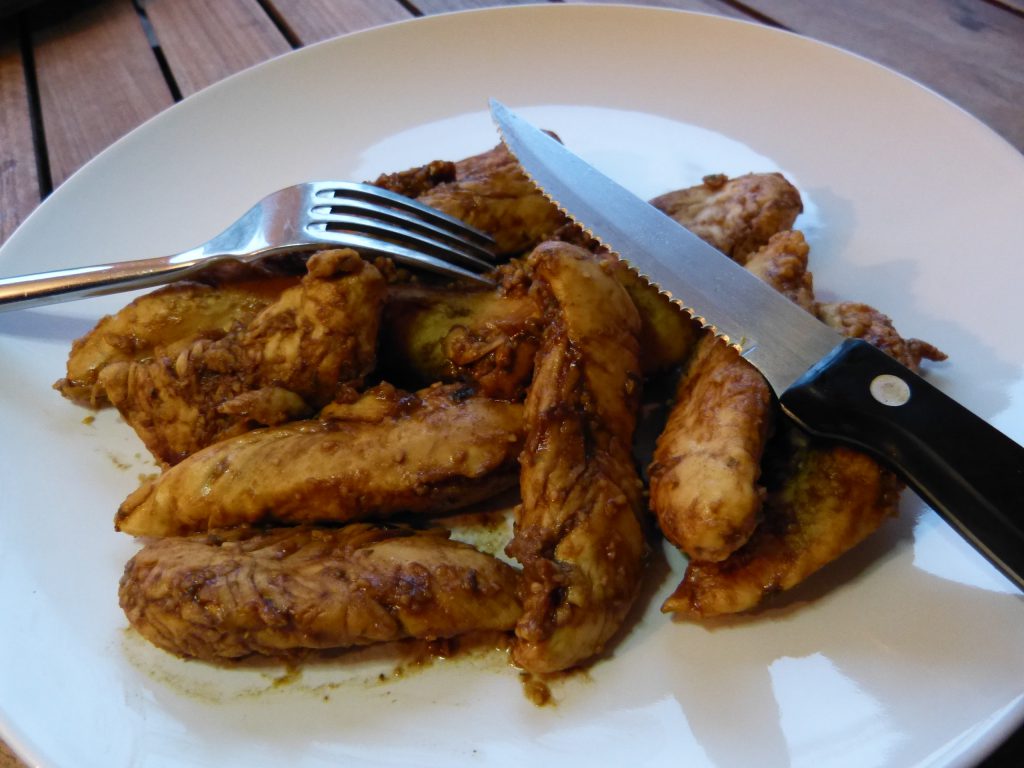 recette aiguillettes poulet vinaigre