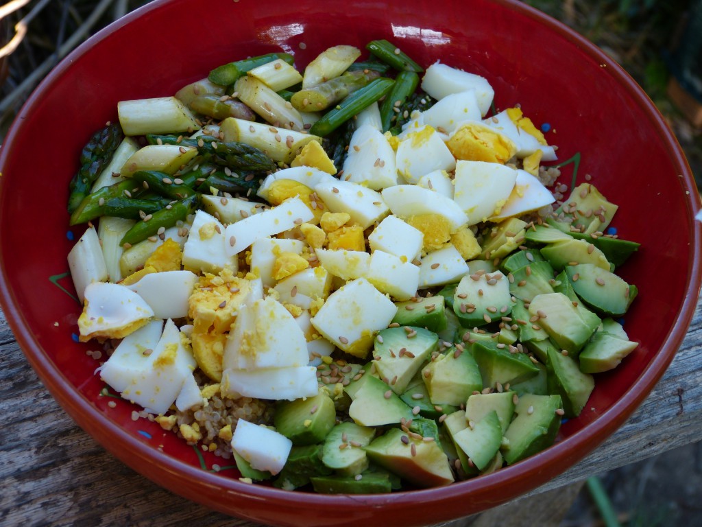 recette power bowl asperges avocat oeuf