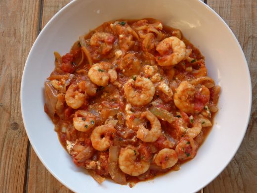 Partez en Grèce avec ces crevettes saganaki